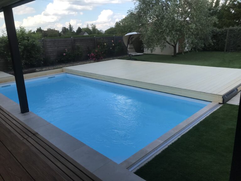 Terrasse mobile pour piscine - modèle ATLAS